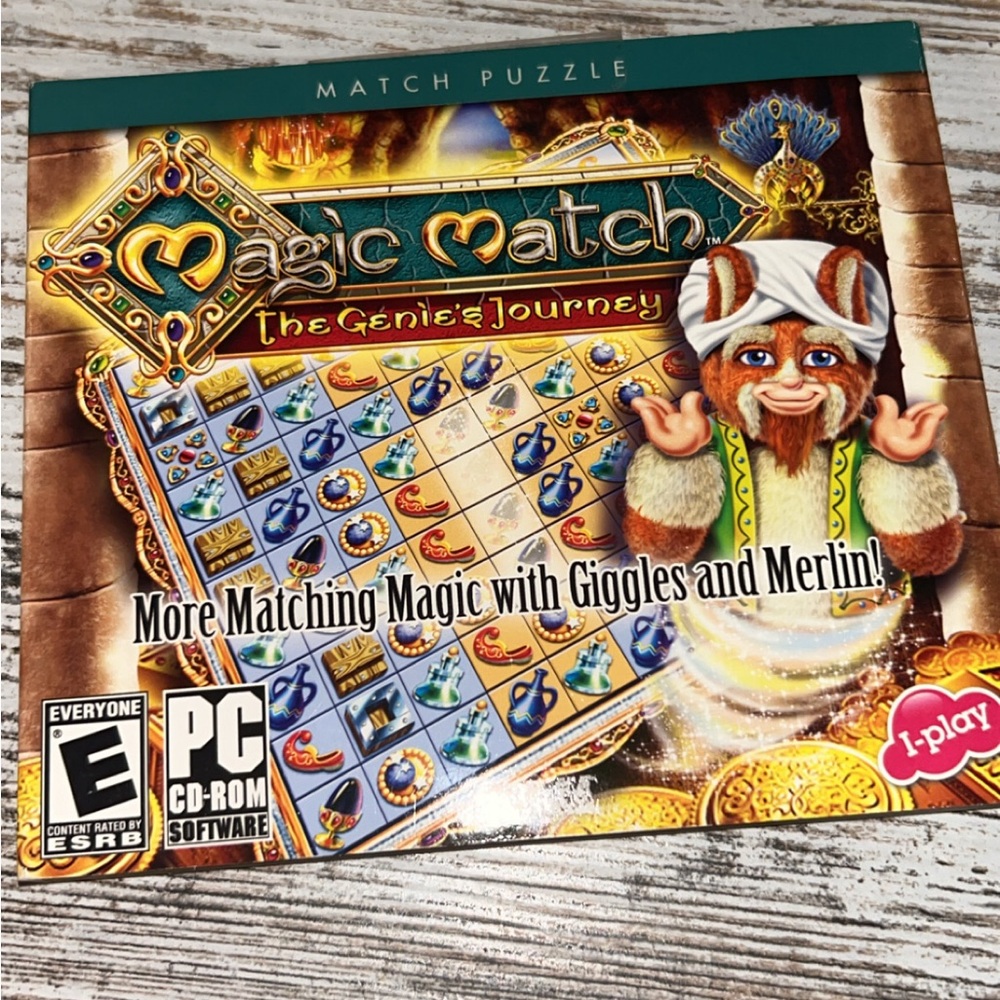 Magic Match: The Genie's Journey PC Game - Colorful Puzzle Artwork
